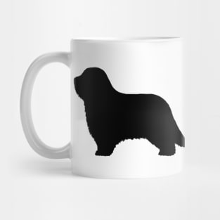 Bearded Collie Silhouette Mug